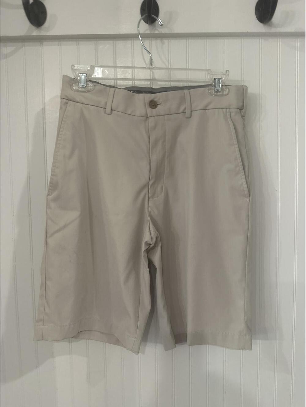 Walter Hagan Men’s Golf Shorts Khaki Size 30W Performance Shorts